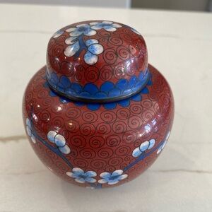 Cloisonné Enamel Ginger Jar